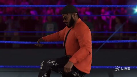 WWE2K23: Ashante Thee Adonis Full Entrance!