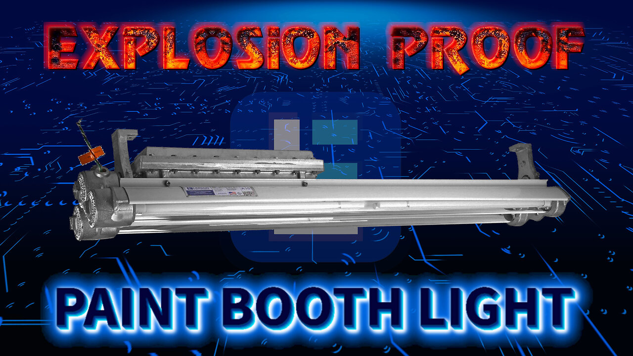 Explosion Proof LED Paint Spray Booth Light