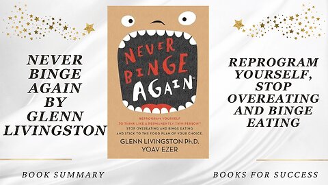 'Never Binge Again' By Glenn Livingston. Reprogram Yourself Into a Thin Person | Book Summary