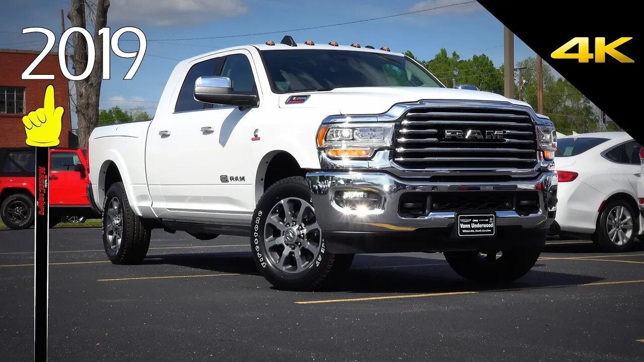 2019 RAM 3500 Laramie Longhorn Diesel - Ultimate In-Depth Look in 4K