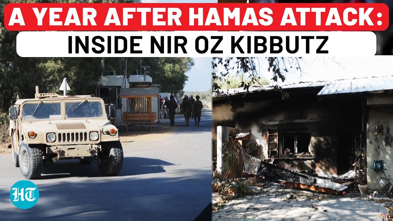 Israel s Nir Oz Kibbutz Remains Frozen in Time After Devastating Hamas Attack _ Oct 7 Anniversary