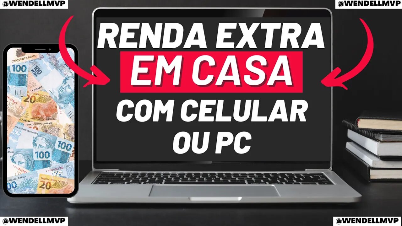 RENDA EXTRA COM O CELULAR E EM CASA ! COMECE AGORA! #rendaextra #rendaextraonline