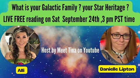 Free Live Event , What is your star origin ? find out with Danielle Lipton