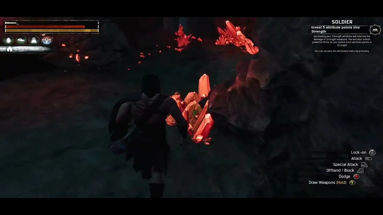 Conan Exiles into a cave