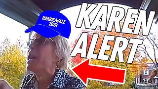 "F**k You!": Karen with TDS Melts Down Over Trump Sign