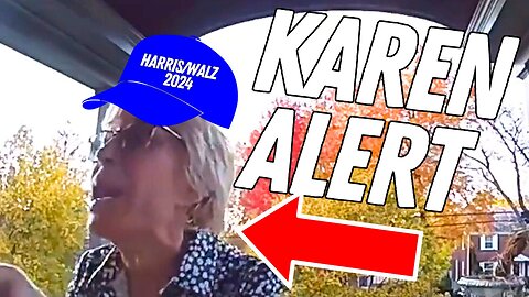 "F**k You!": Karen with TDS Melts Down Over Trump Sign