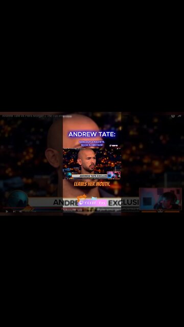 #RECAP - BANG OUT A MACHETE, BOOM IN HER FACE! PIERS MORGAN VS ANDREW TATE Highlight #36 #Shorts