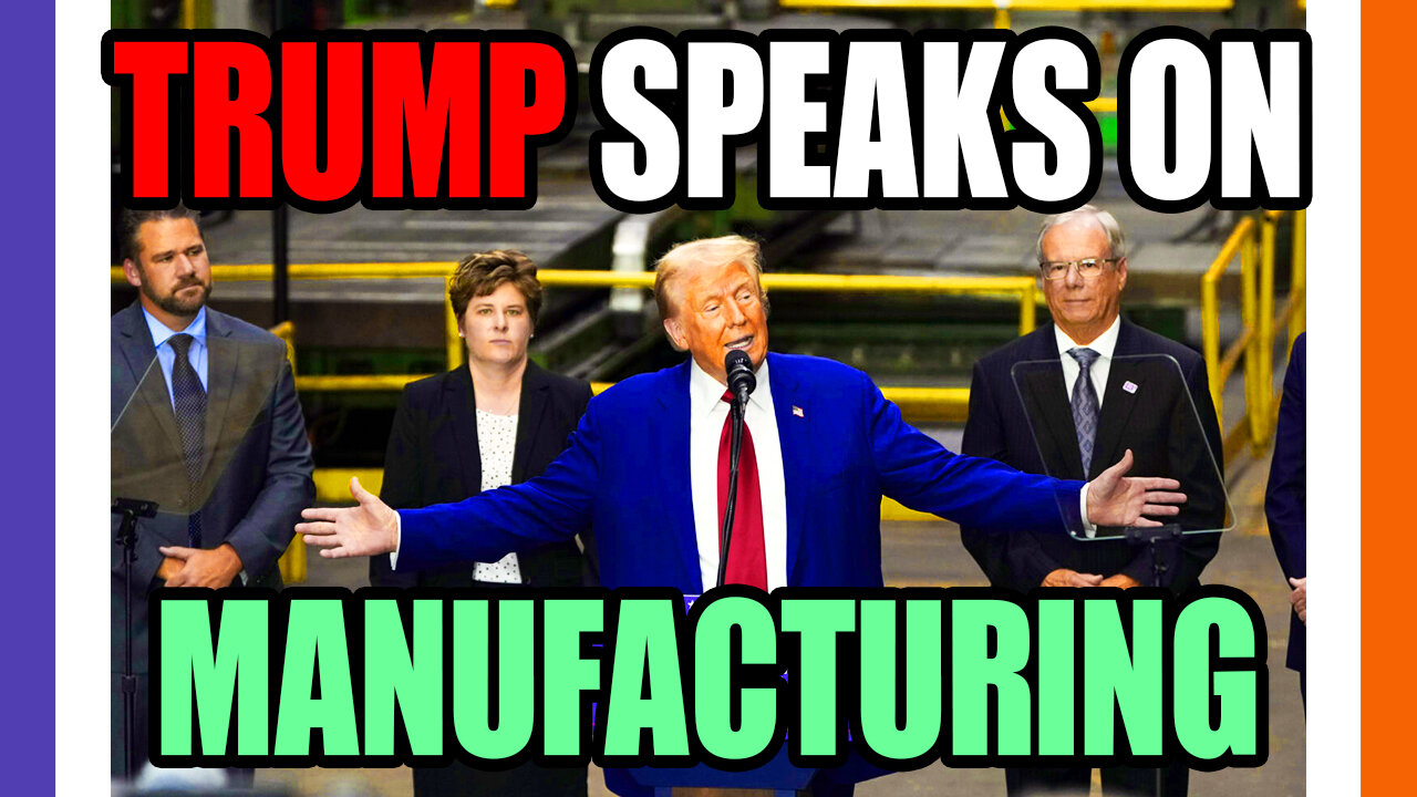 🔴LIVE: Trump Speaks On Manufacturing And The Tax Code 🟠⚪🟣