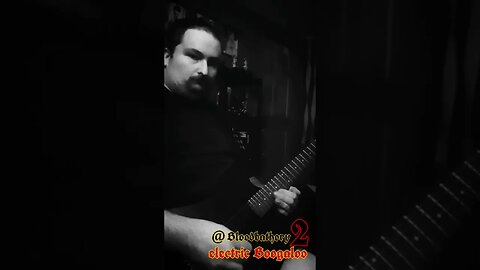 monochrome guitarist