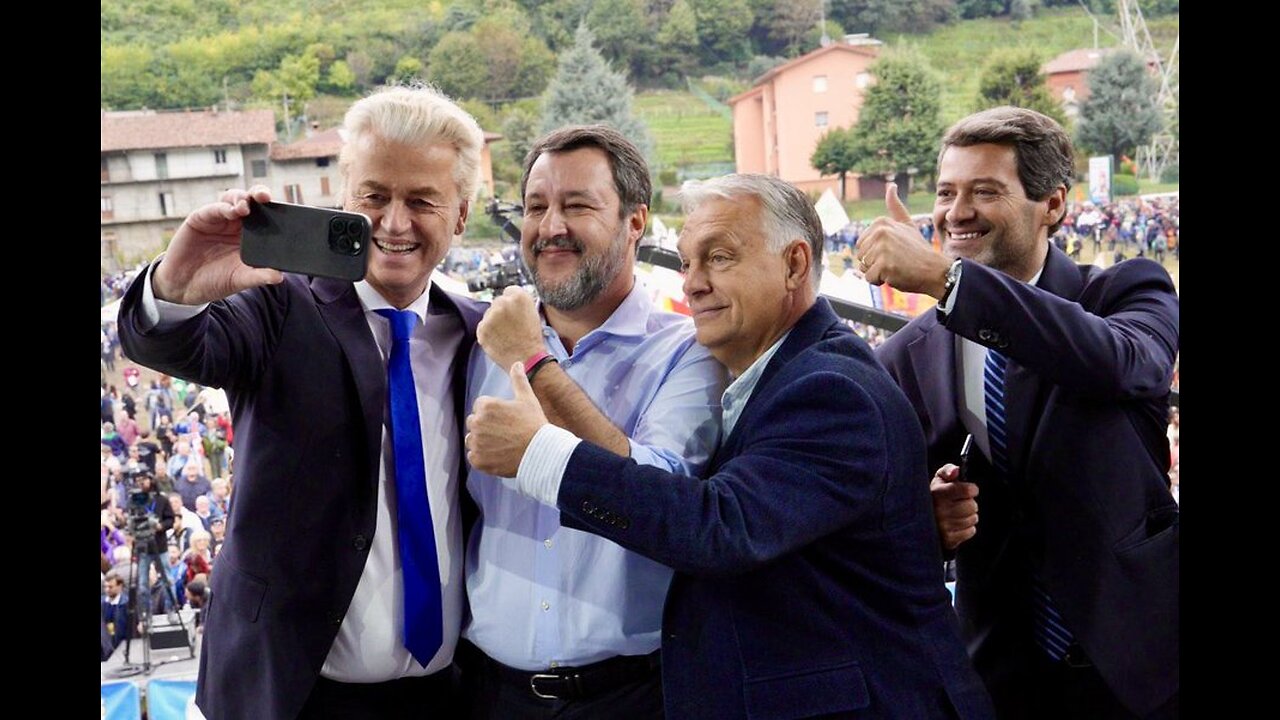 Viktor Orbán and Geert Wilders Lead Conservatives in Rally for Matteo Salvini