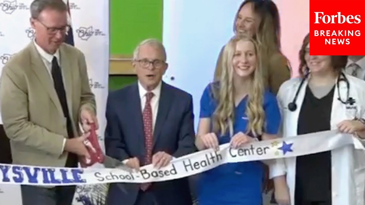 Gov. Mike DeWine Celebrates Opening Of New School-Based Health Center In Zanesville, OH