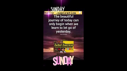 🗣Let Go & Enjoy The Journey‼️💛 #Quote #MorningRoutine #SoberCoach #SoberLifestyle #sobrietyjourney