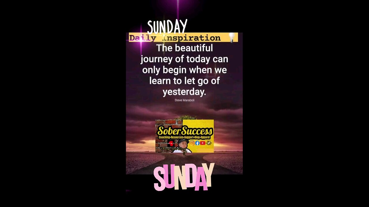 🗣Let Go & Enjoy The Journey‼️💛 #Quote #MorningRoutine #SoberCoach #SoberLifestyle #sobrietyjourney