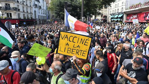 14 08 2021 | TOUR DE FRANCE DES MANIFS ANTI PASS SANITAIRE