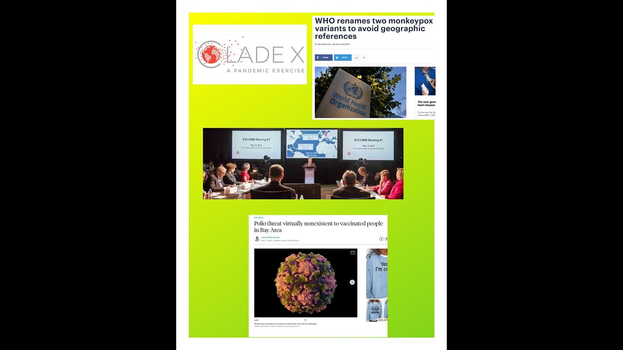 Mnky Pox Becomes "Clade I & II" ~ An Extinction Event "Exercise" of Humans