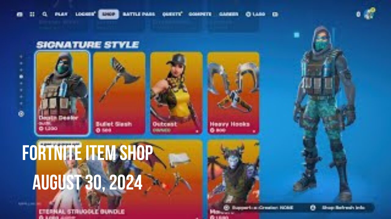 Fortnite Item Shop|August 30, 2024