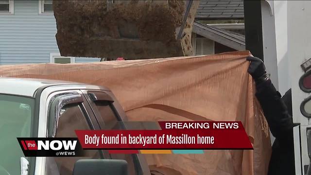 Body of man found buried in backyard of Massillon home