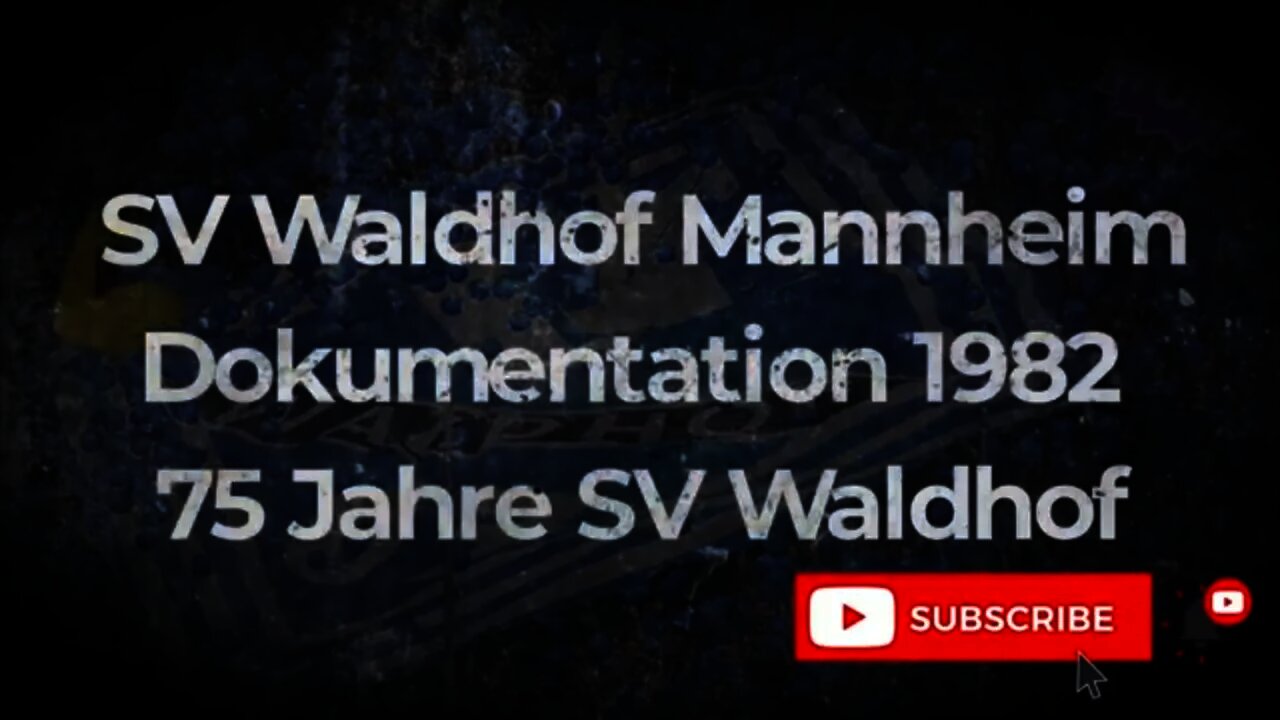 SV Waldhof Mannheim Dokumentation 1982 75 Jahre SV Waldhof