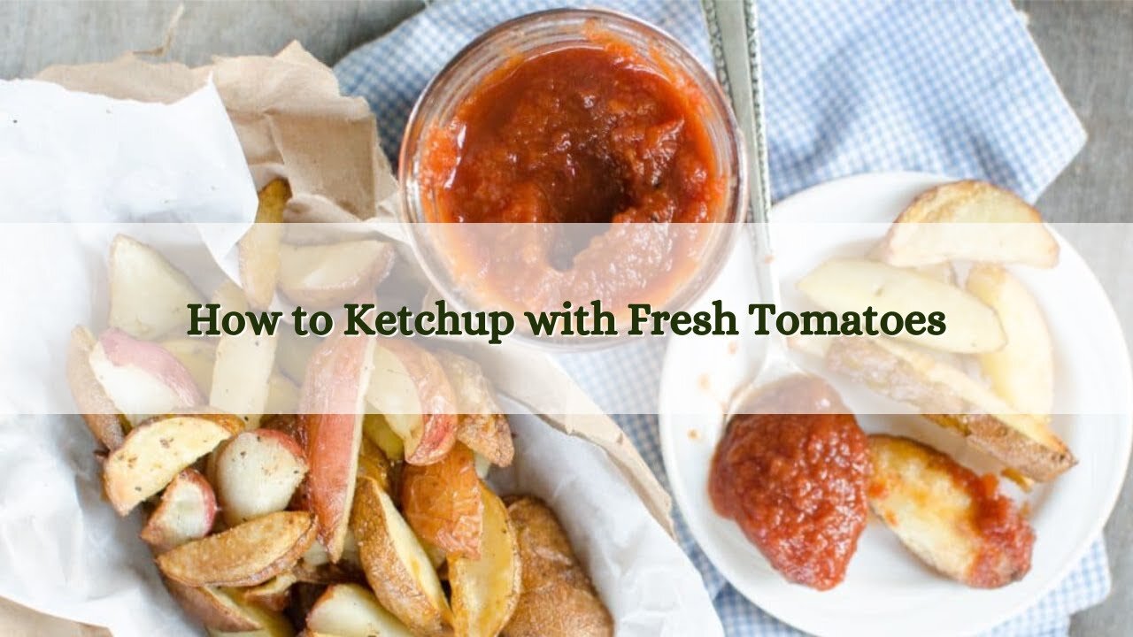 Learn How to Make Homemade Ketchup Using Fresh Tomatoes