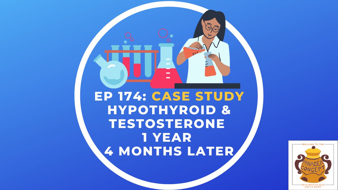 EP 174: Hypothyroid & Low Testosterone Case Study: 1 Year Later After Natural Protocols