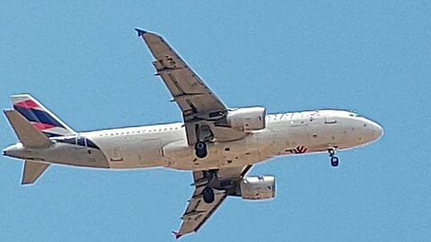 Airbus A320 PR-MHJ coming from Natal to Fortaleza