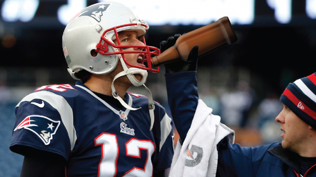 Tom Brady Chugs Beer Like a College Kid