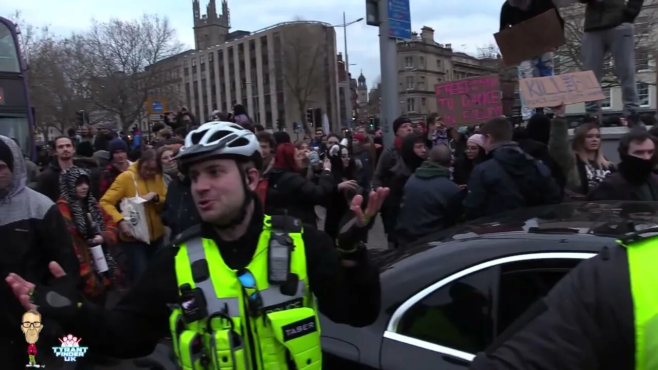 Everybodys Blocking The Road Here What Do You Expect Me To Do Constable Remarks