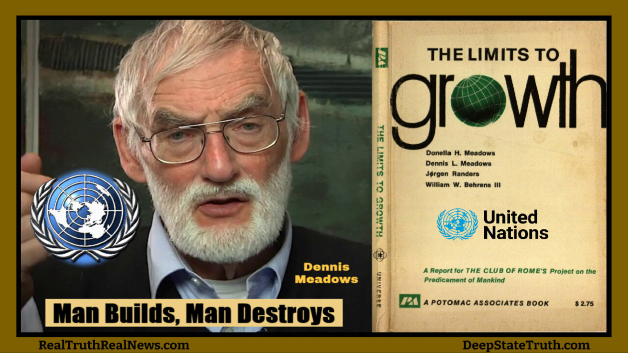 🌐 UN 1973 Documentary: "The Limits to Growth" - Man Builds, Man Destroys Series ✮ UN Talks of Overpopulation