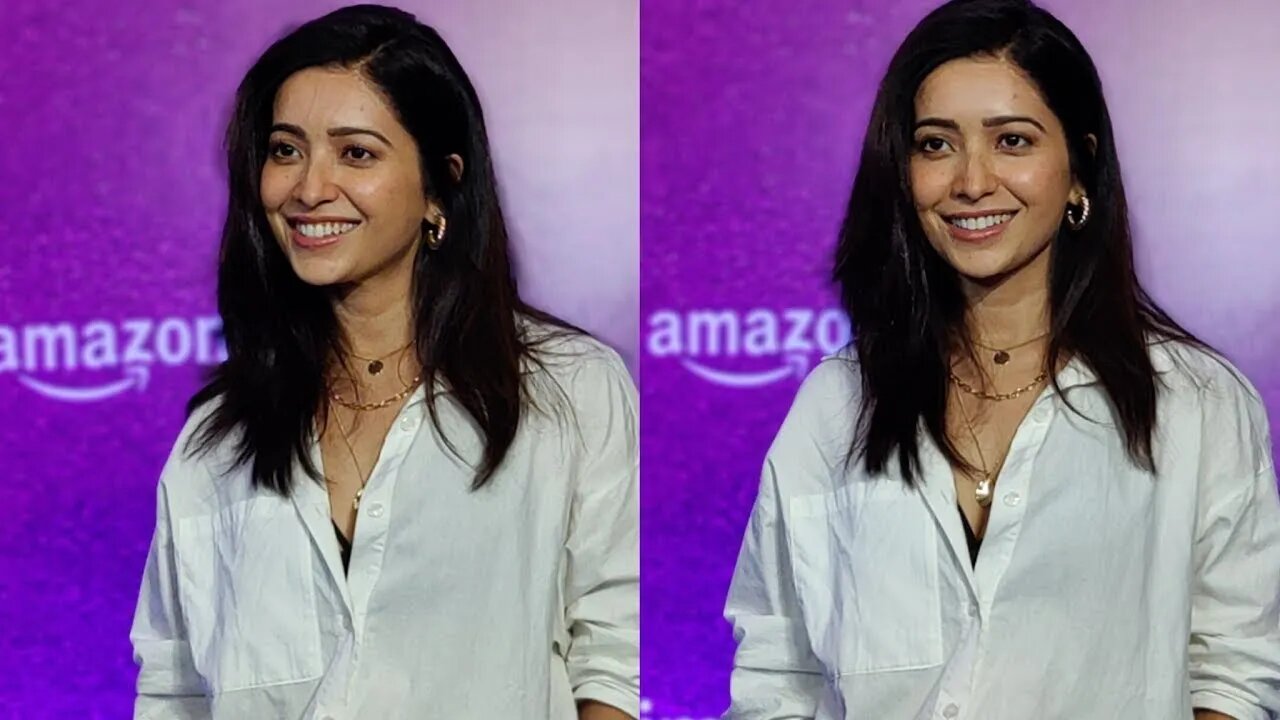 Asha Negi On The Blue Carpet of Tamannaah Bhatia Series Jee Karda Streaming on Amazon Prime