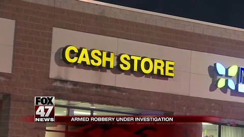 UPDATE: Police looking for 3 suspects in armed robbery of cash store