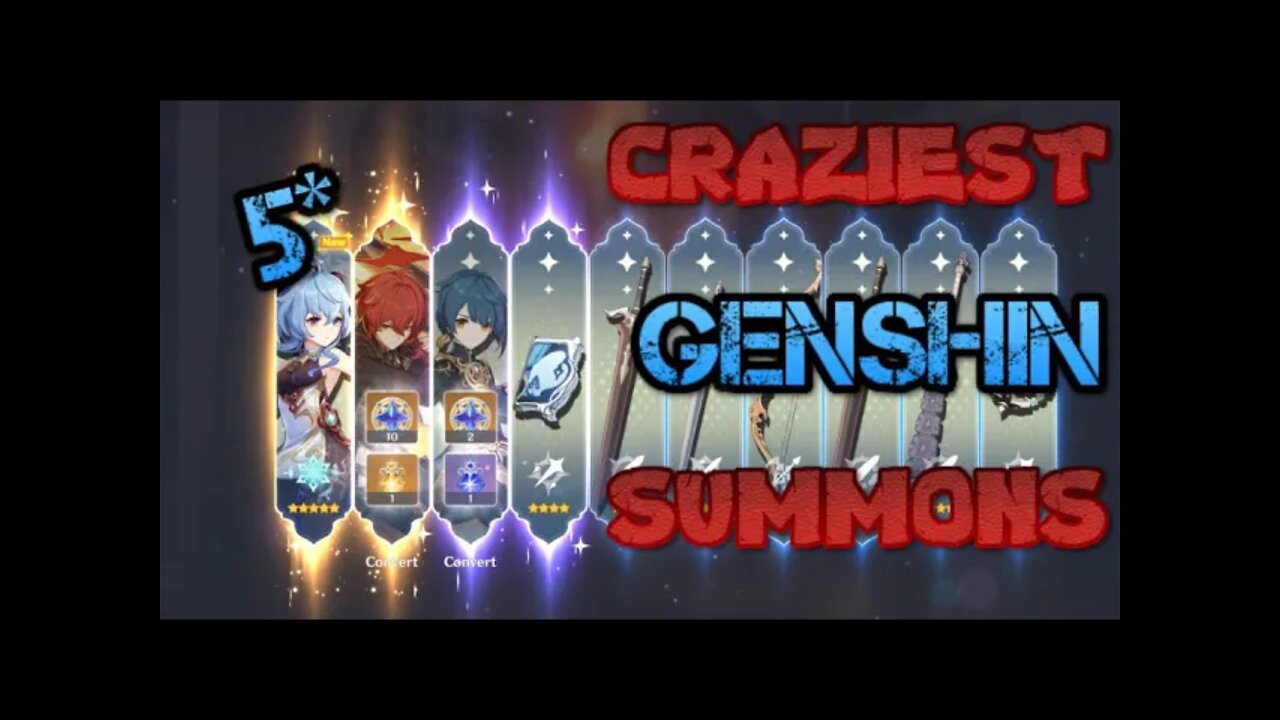 MY CRAZIEST GENSHIN IMPACT PULLS EVER - Stream Highlights #1