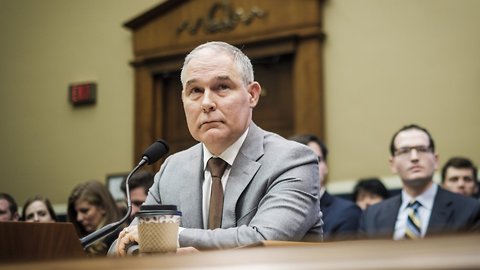 EPA Head Scott Pruitt Will Face 2 House Panels Thursday