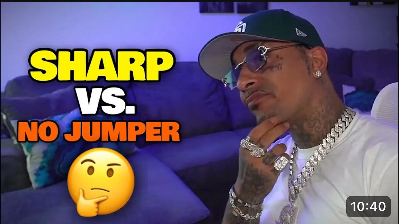 No jumper says sharp went from p to ho3