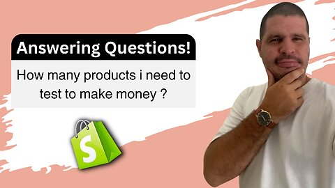 How many products you should test in dropshipping to make money?