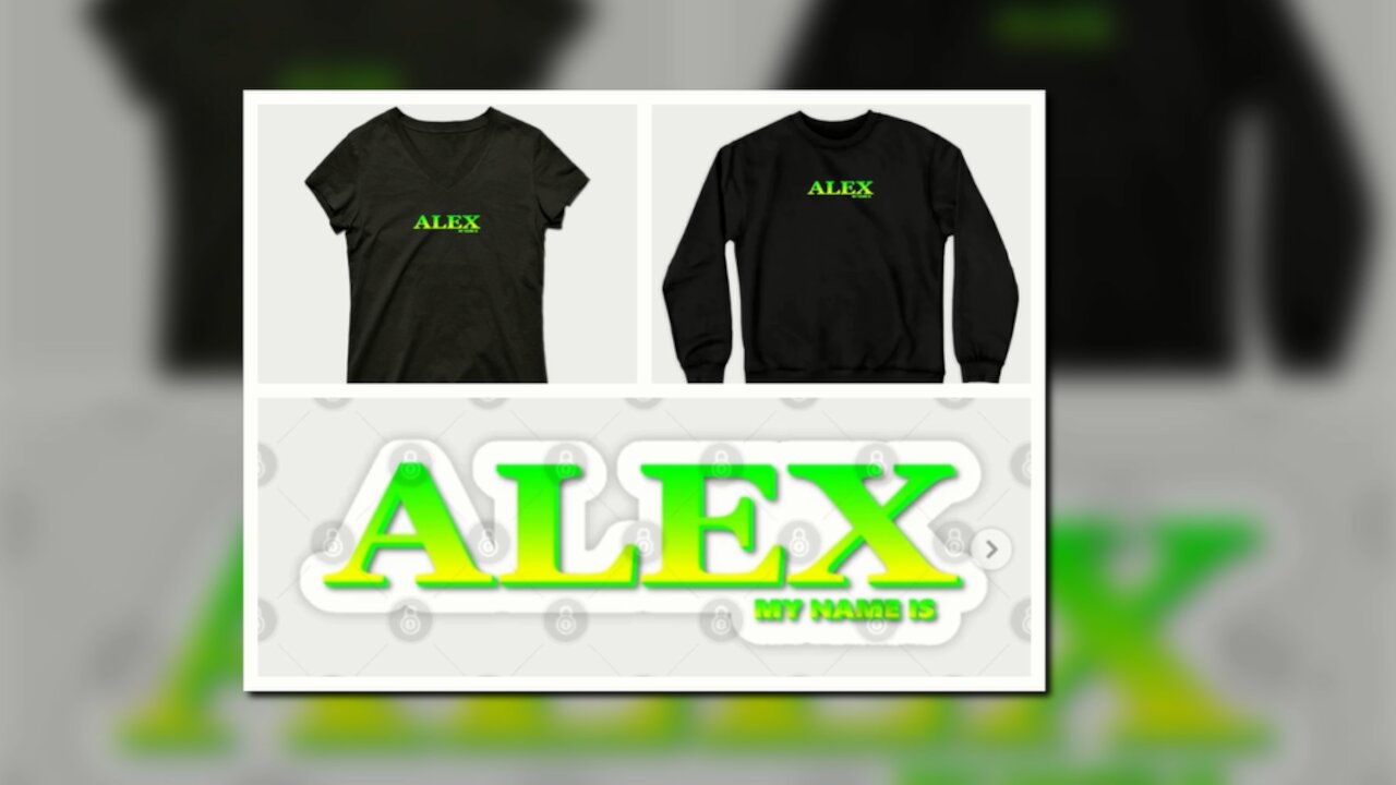 ALEX. MY NAME IS ALEX. SAMER BRASIL (TEEPUBLIC)