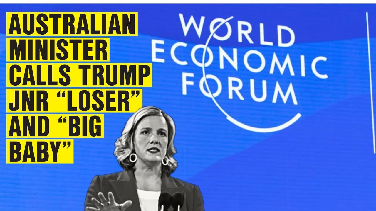 SHOCKING - Australian Minister Calls Donald Trump Jnr "LOSER" and "BIG BABY"...