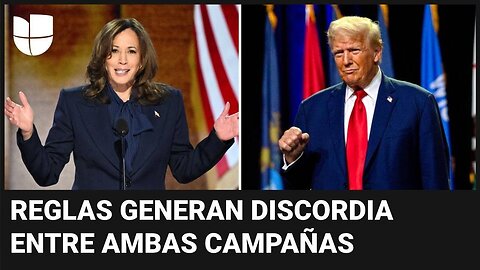 ¿Por qué el debate presidencial entre Trump y Harris está en la cuerda floja? Te explicamos