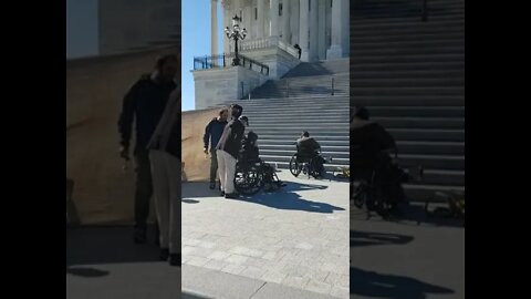 11/1/21 Nancy Drew in DC-Hunger Strike Protest Capitol Steps Pt 2-Be Sure to Watch Part 1 First