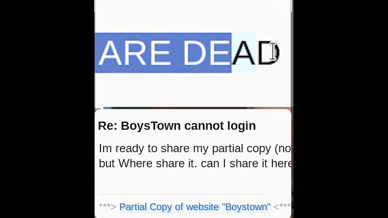 BOYSTOWN - Pädo Foren, Warum Löscht Das BKA nicht?