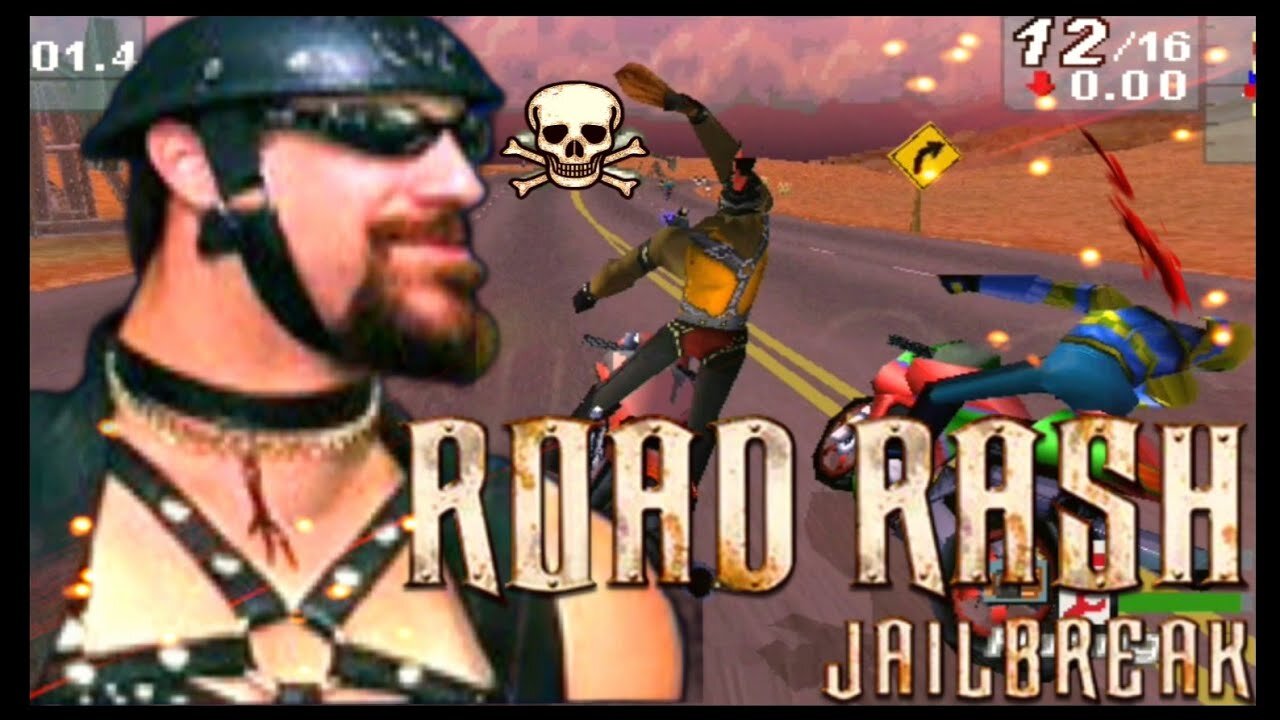 Road Rash JailBreak Very crazy melhor jogo de Corrida de Moto