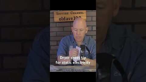 Tip I shared on video back in 2016 to combat static electricity. #staticelectricity #dryersheets