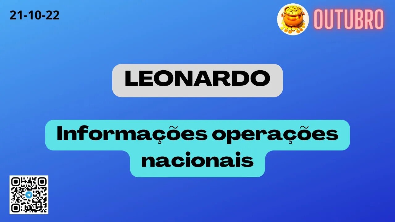 LEONARDO Informações operações nacionais