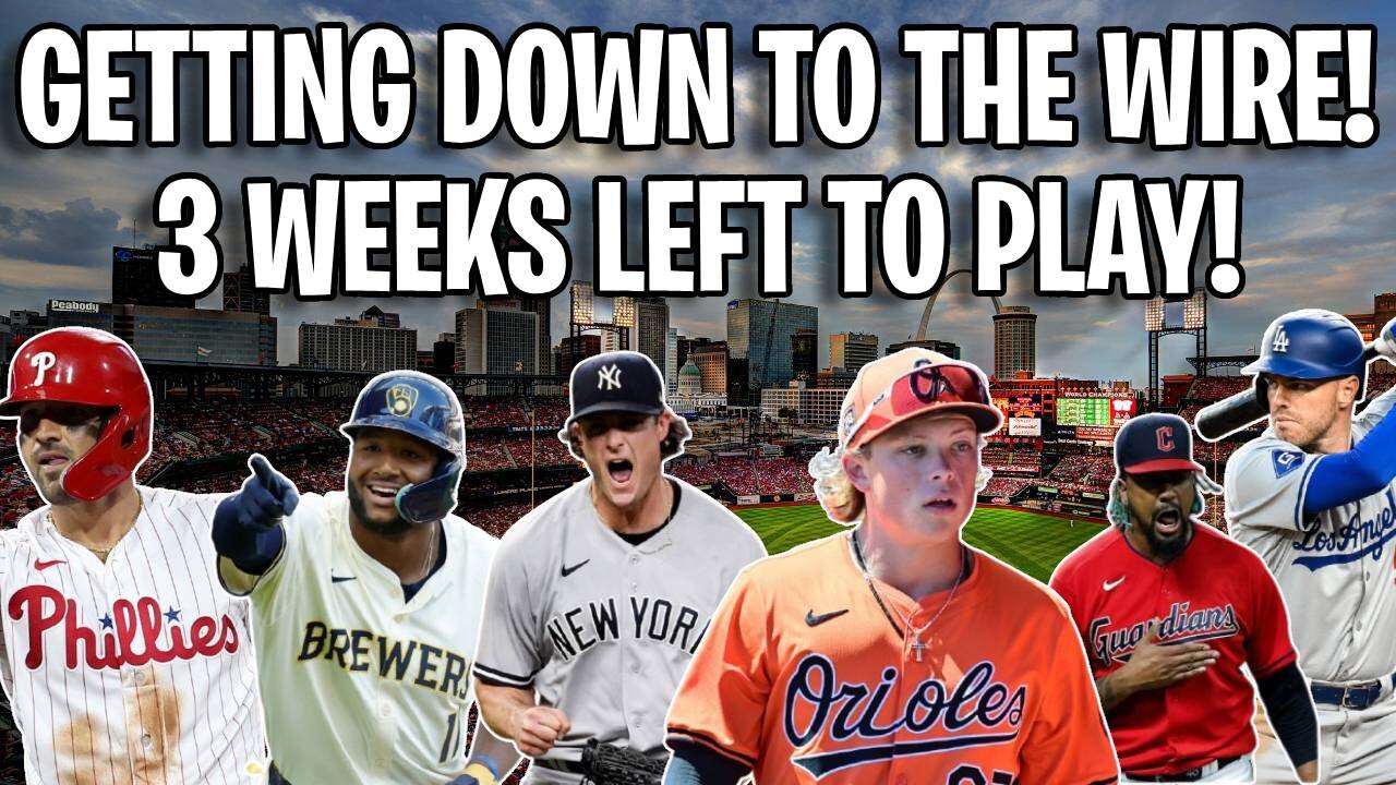 22 Teams Fighting For 12 Postseason Spots With 3 Weeks Left In The Regular Season!