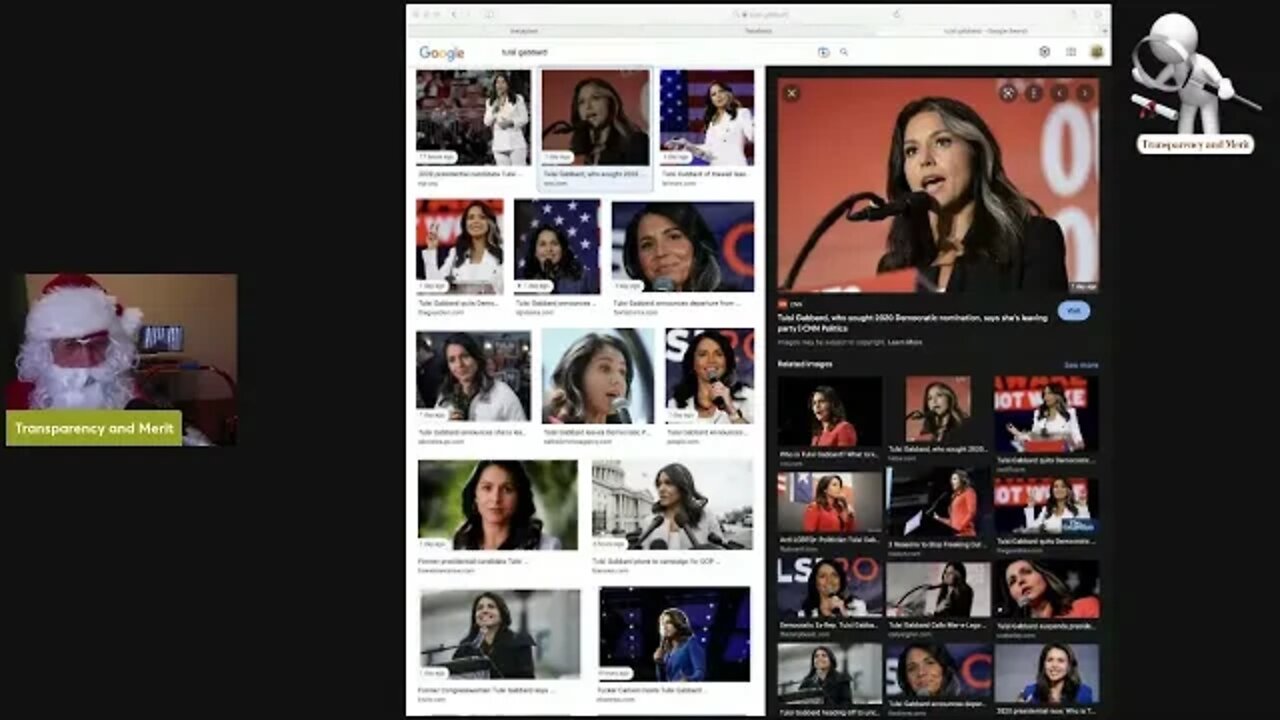Santa Addresses Tulsi Gabbard and Woke Anti White Racism