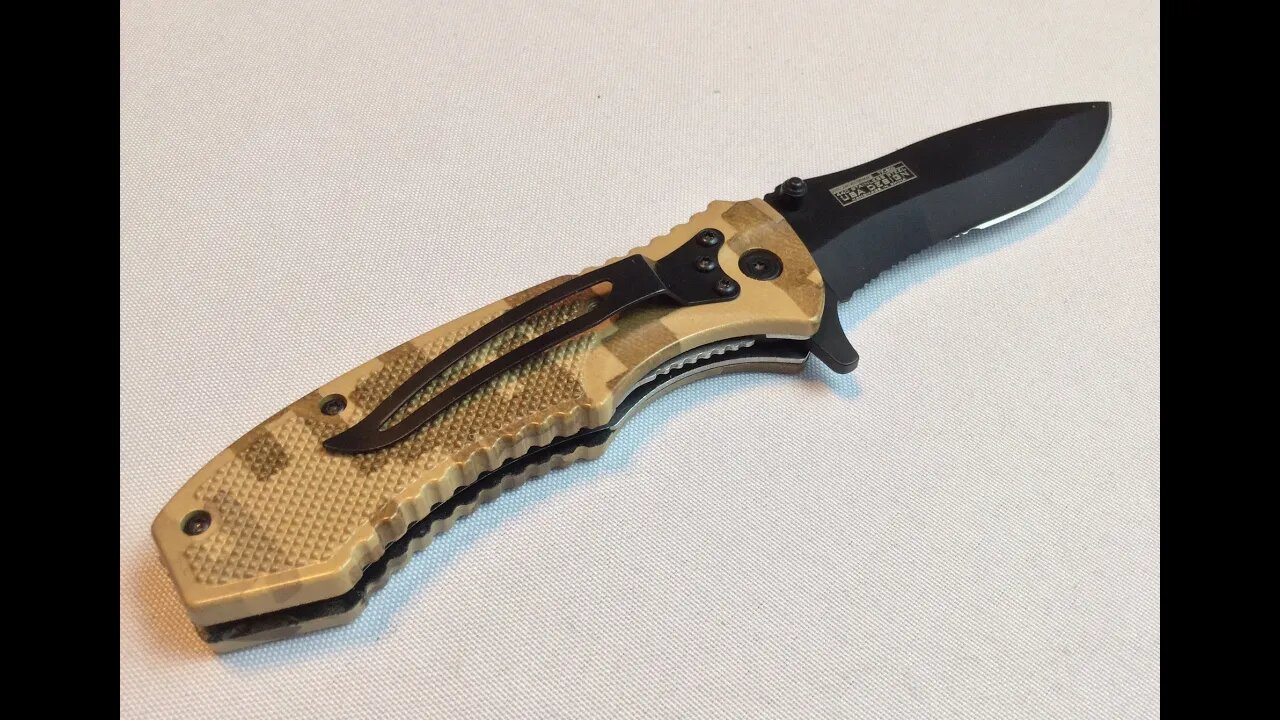 TAC Force Spring Assist Folding Knife Review