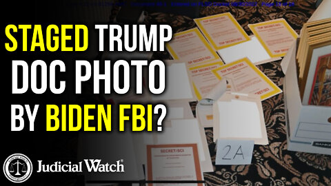 STAGED Trump Doc Photo by Biden FBI?