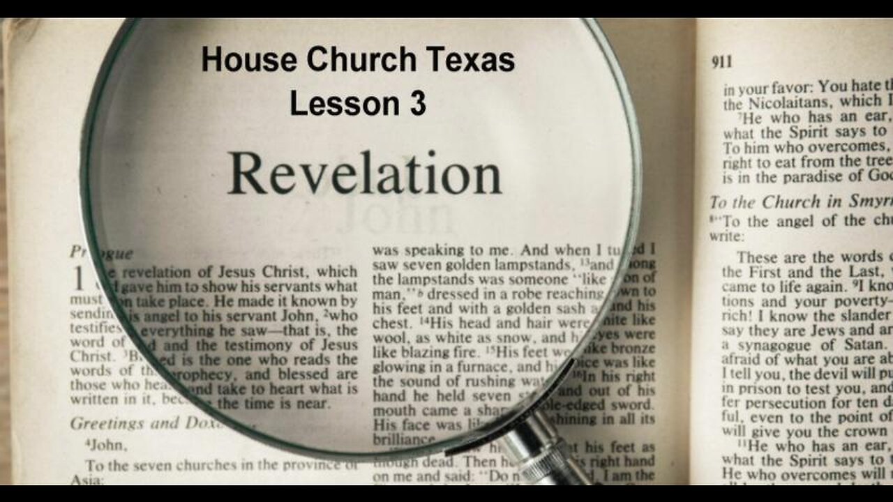 Journey Through Revelation Lesson 3 -When You've Lost That Lovin' Feelin' (9-25-2024)