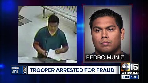 Arizona DPS trooper is accused of forgery, fraud, theft