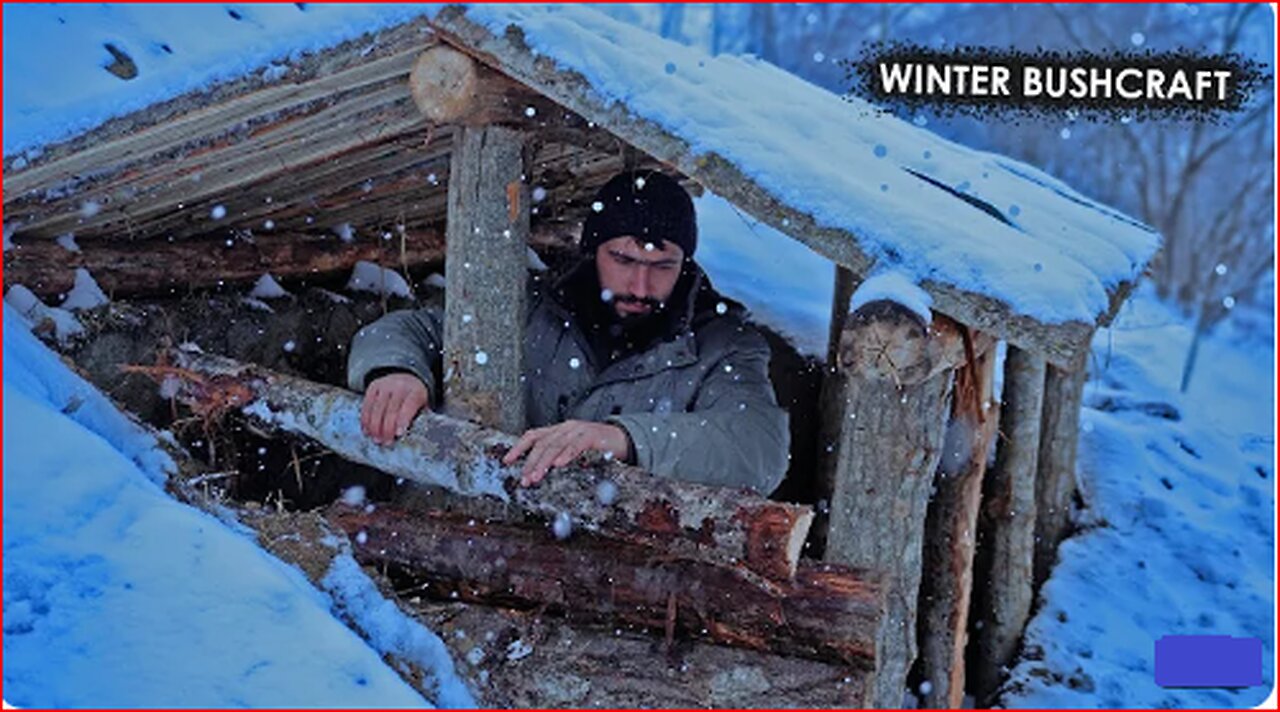 Building Complete shelter For the Winter🥶🥶🥶☠â˜