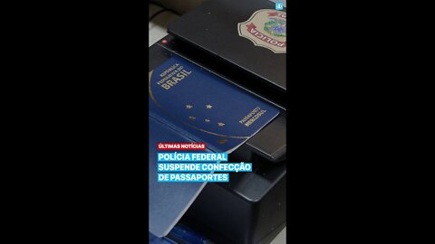 Polícia Federal suspende confecção de novos passaportes #shorts